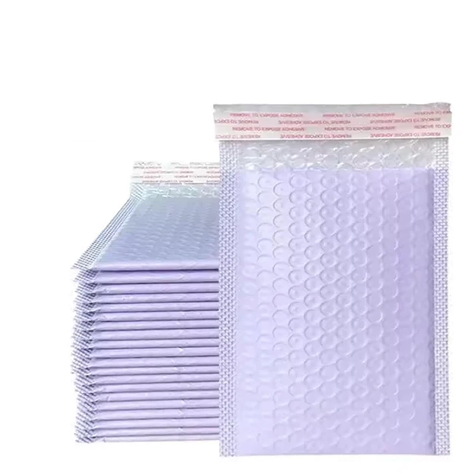 Buste Imbottite Per Spedizioni Busta postale a bolle d'aria da 100 pezzi | Imballaggio di forniture for piccole imprese Autosigillante impermeabile Express(Purple,15*18cm)
