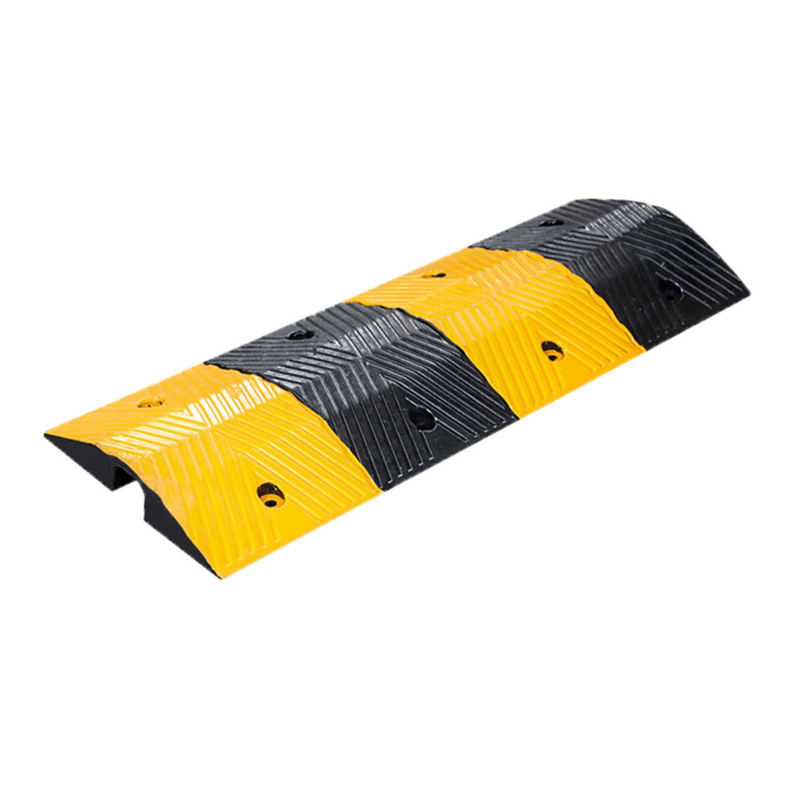 ZFUCMAYL Rubber Speed Bump,Cable Protector Ramps Traffic Speed Bumps,1 Channel Modular Protective Cover for Garden Cover Board Floor Cover Trunking