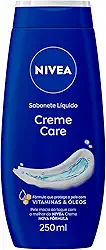 NIVEA Sabonete Líquido Creme Care 250ml - Sensação de pele intensamente hidratada com o melhor do NIVEA Creme, rende mais de 60 banhos