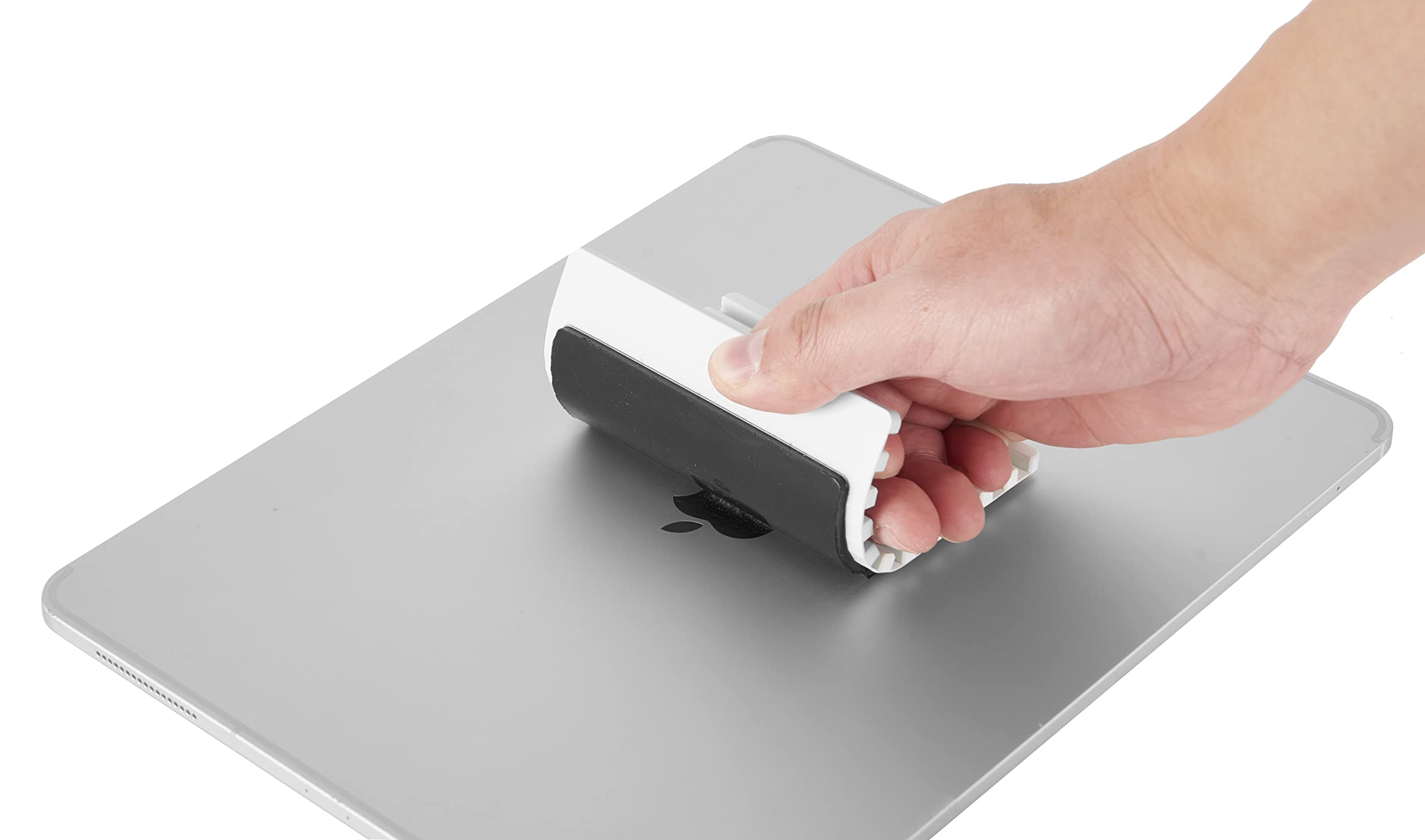 supporto commerciale riutilizzabile antifurto per tablet - avvitato e riutilizzabile con supporto adesivo, chiudibile con chiave, adatto per iPad e altri tablet