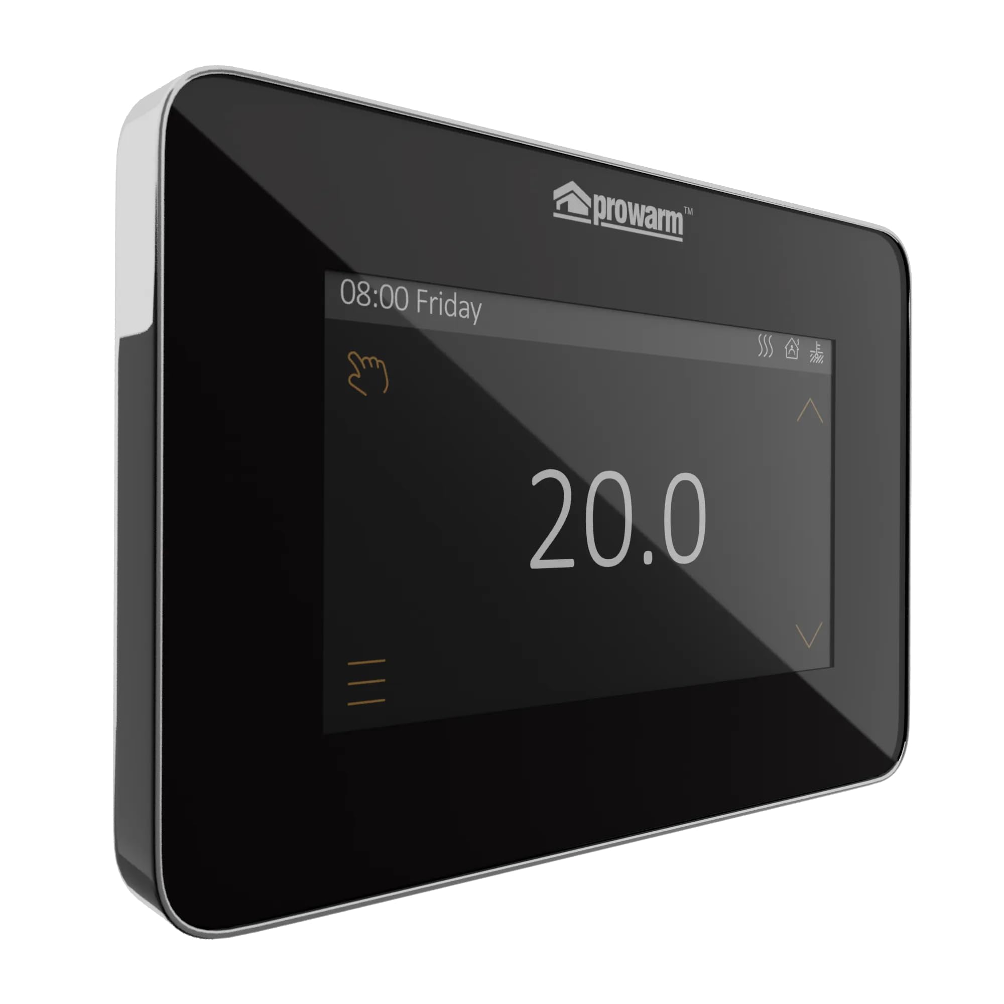 ProWarm™ ProTouch-2 Touchscreen Thermostat Black