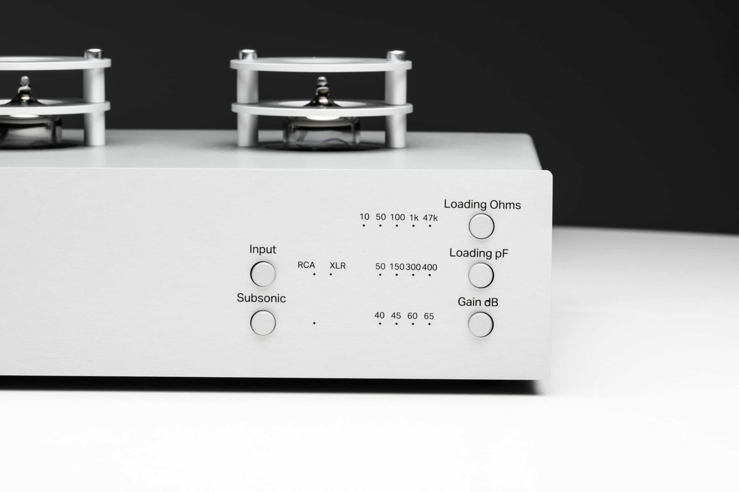 Pro-Ject Tube Box S3 B, True Balanced High End Röhren Phono-Vorverstärker (Silber)