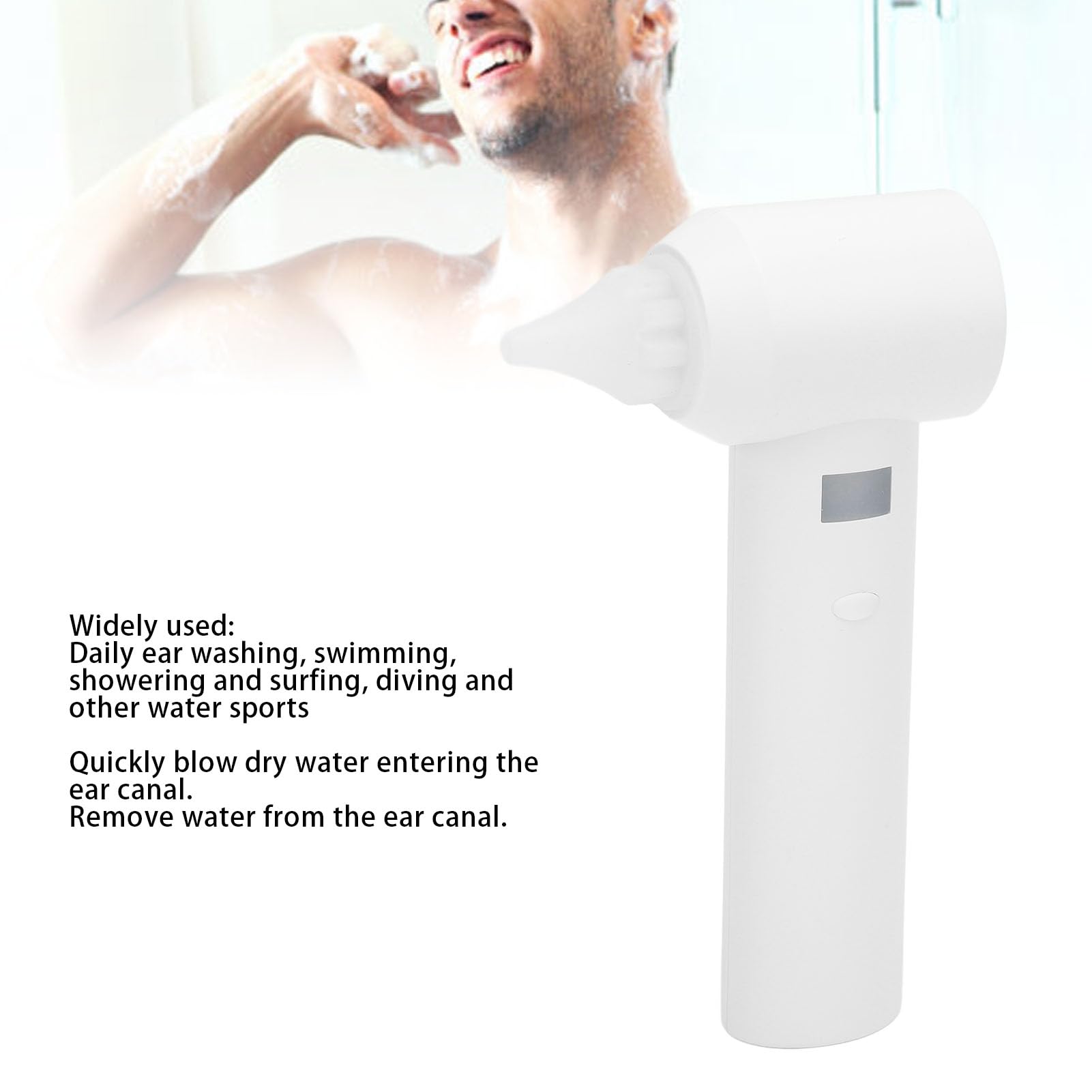 Electric Ear Dryer Portable Warm Air Ear Water Drying Aid Swimming Showering
