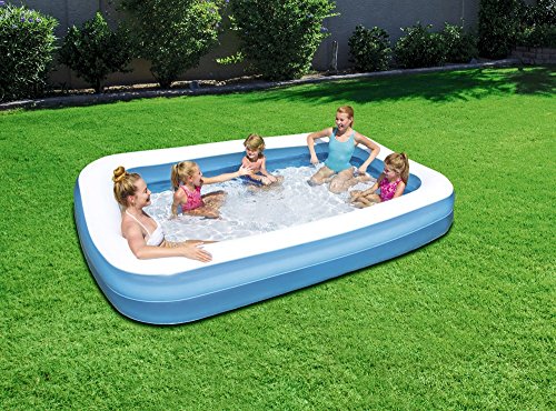 Image of WIOJP 120 inch: Bestway Rectangular Inflatable Family Pool - 120 inch, Blue