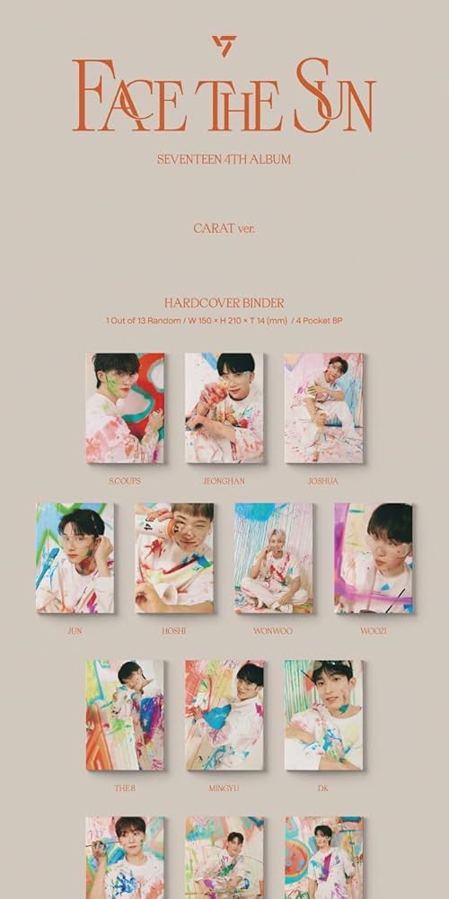 Amazon.com: YG PLUS SEVENTEEN Face The Sun 4th Album Carat Version