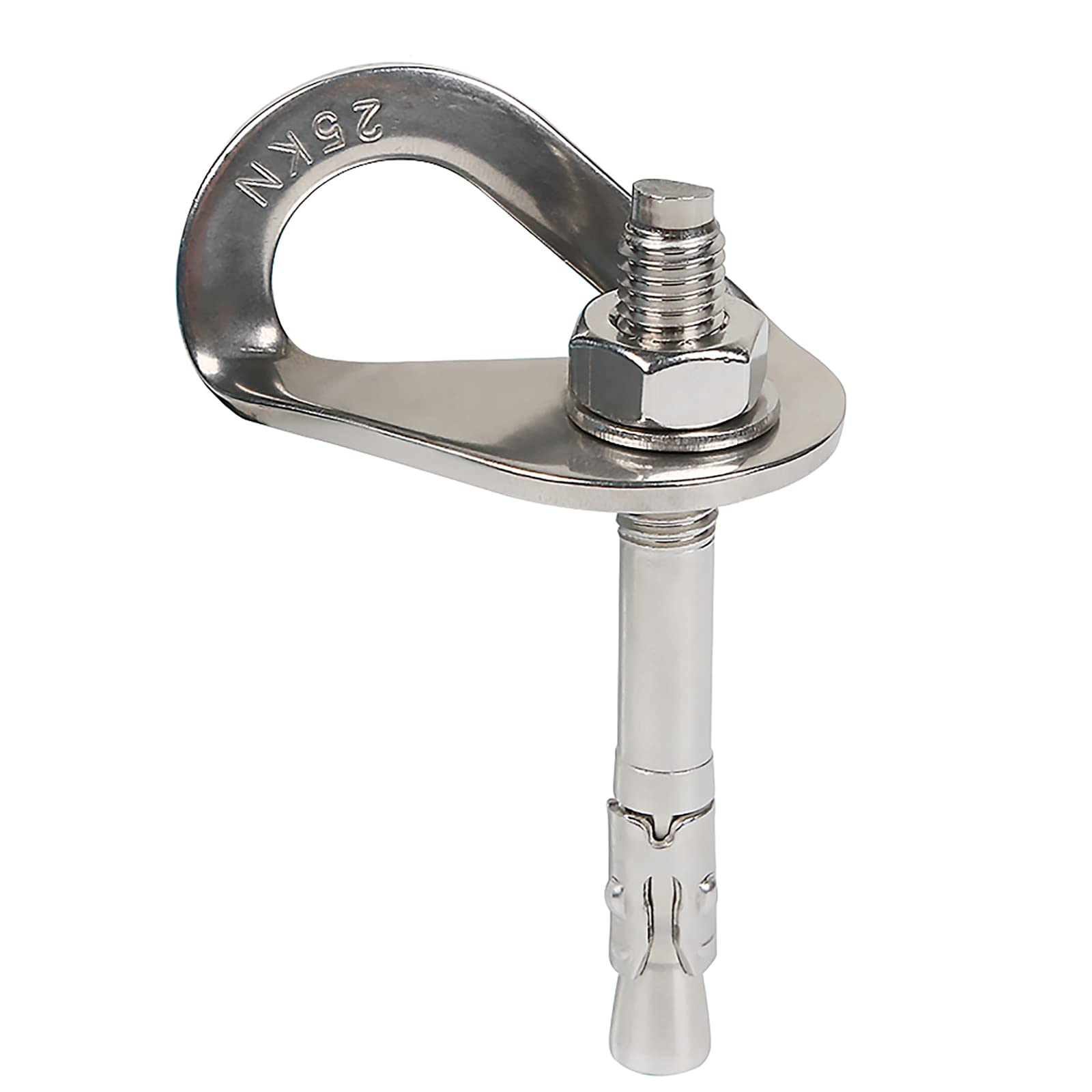 Buy CyberDyer Climbing Anchor Bolt Set Heavy Duty 25 KN Anchor Hooks Stainless Steel Expansion