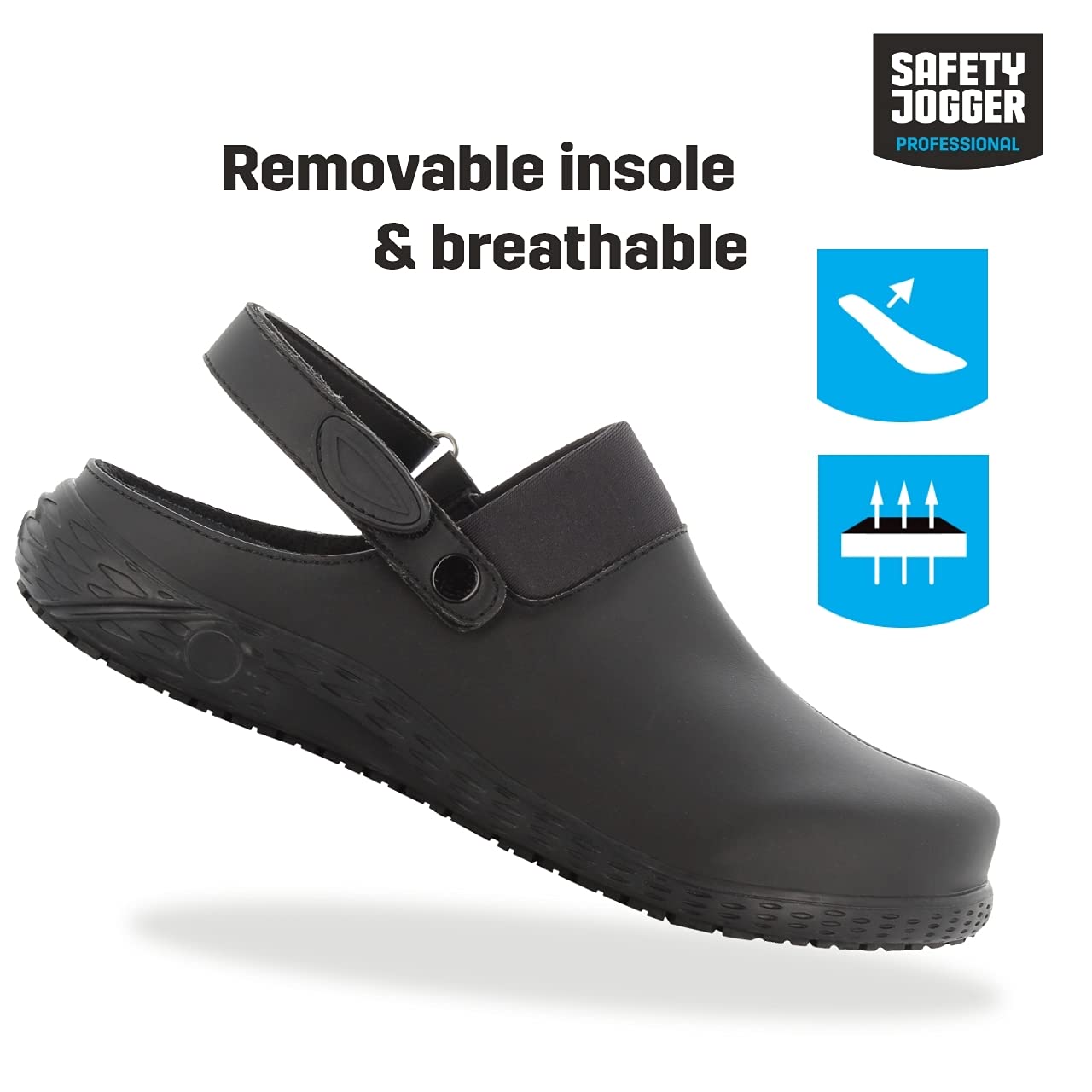 SAFETY JOGGER Arbeitsschuhe Clogs Herren und Damen - DANY - Berufsschuhe Sicherheit, Sicherheitsschuhe