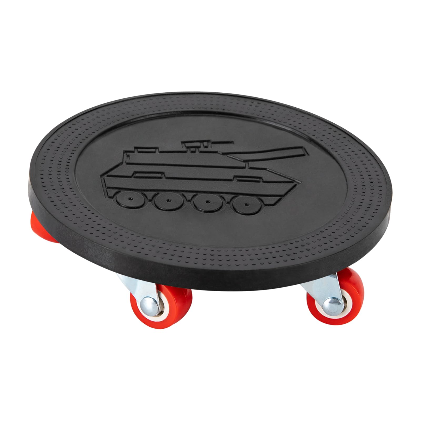 Lot de 4 Support à Roulettes de Transport Rondes pour Meubles - Charge Lourde - 500 kg - Avec Roulettes Rondes - Pour Charges Lourdes