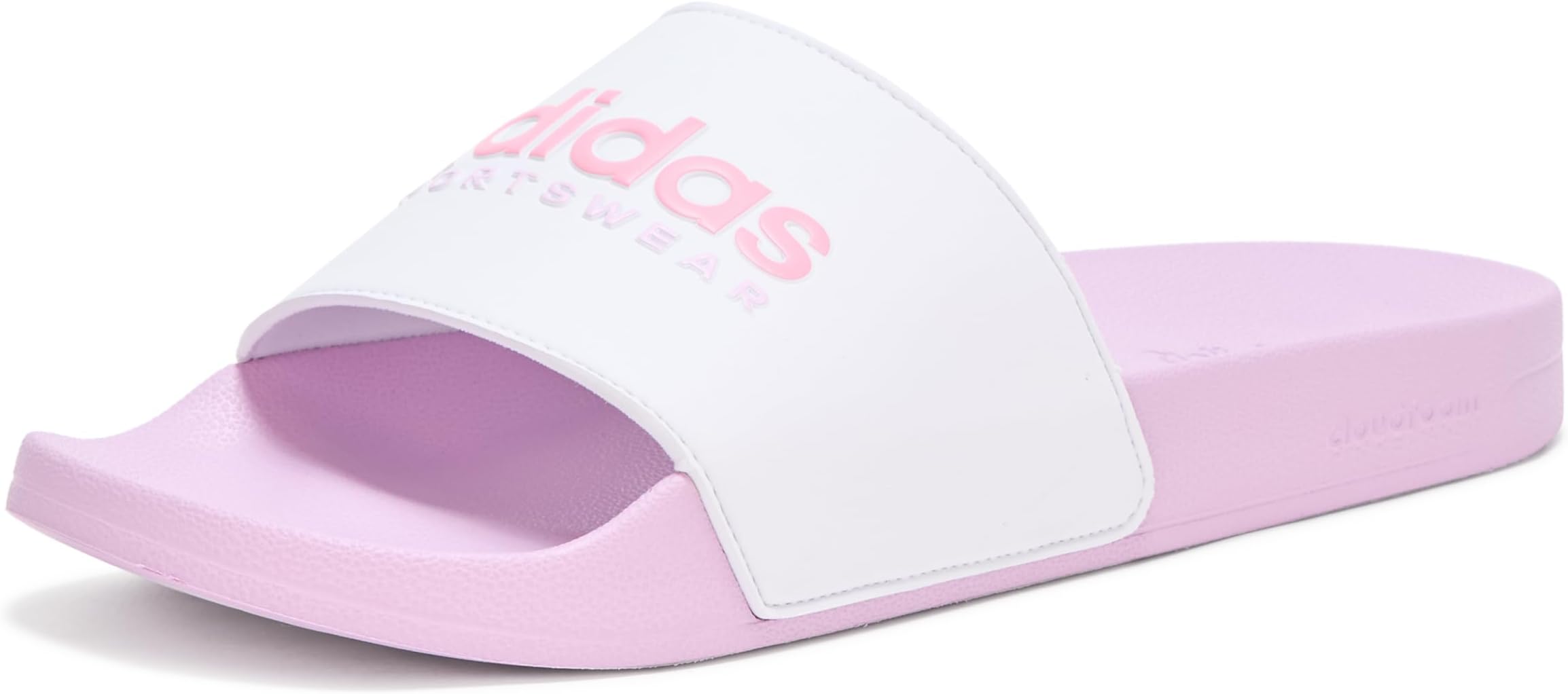 adidas adilette slides lilac