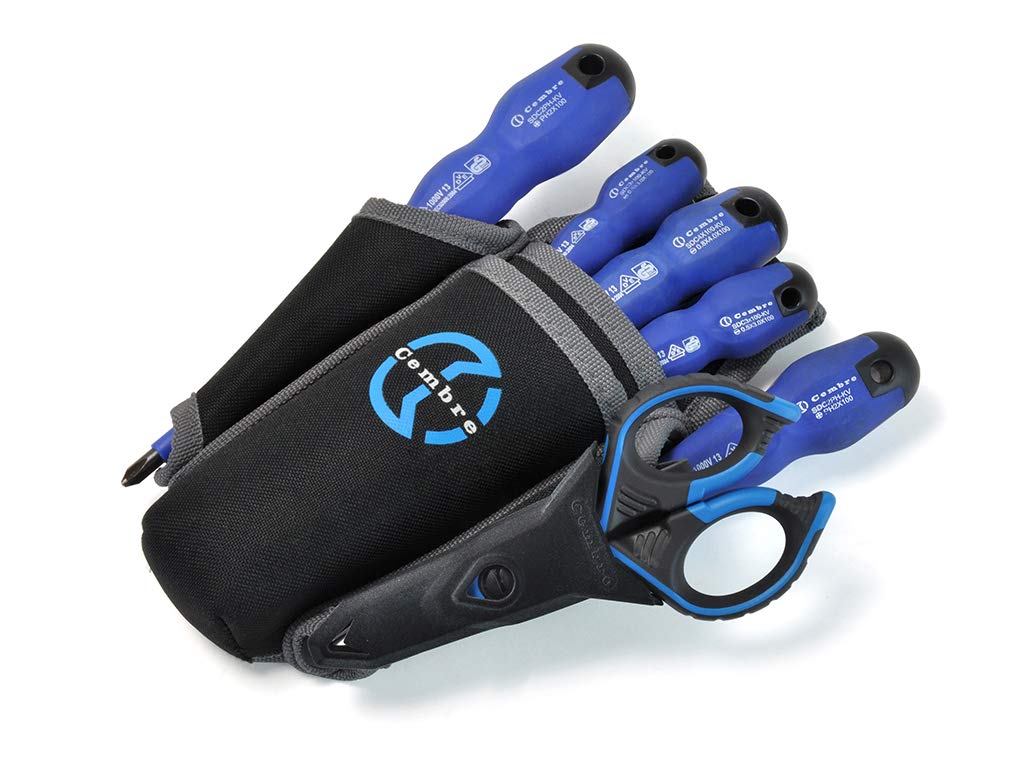 Cembre Kit Marsupio Assortito Leggero CTBB1-5 Contenente Forbici Agil-E SC6X e 5 Giraviti