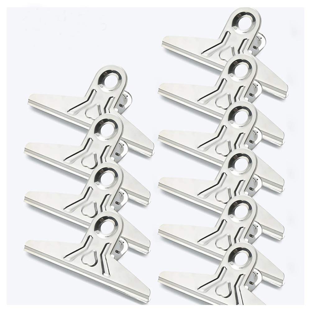 Etomey Binder Clips ，Bulldog Clips ， Large Bulldog Clamp Clip, Clamps Binder Clip Metal Stainless Steel Hinge Clip Folder Binder 150Mm