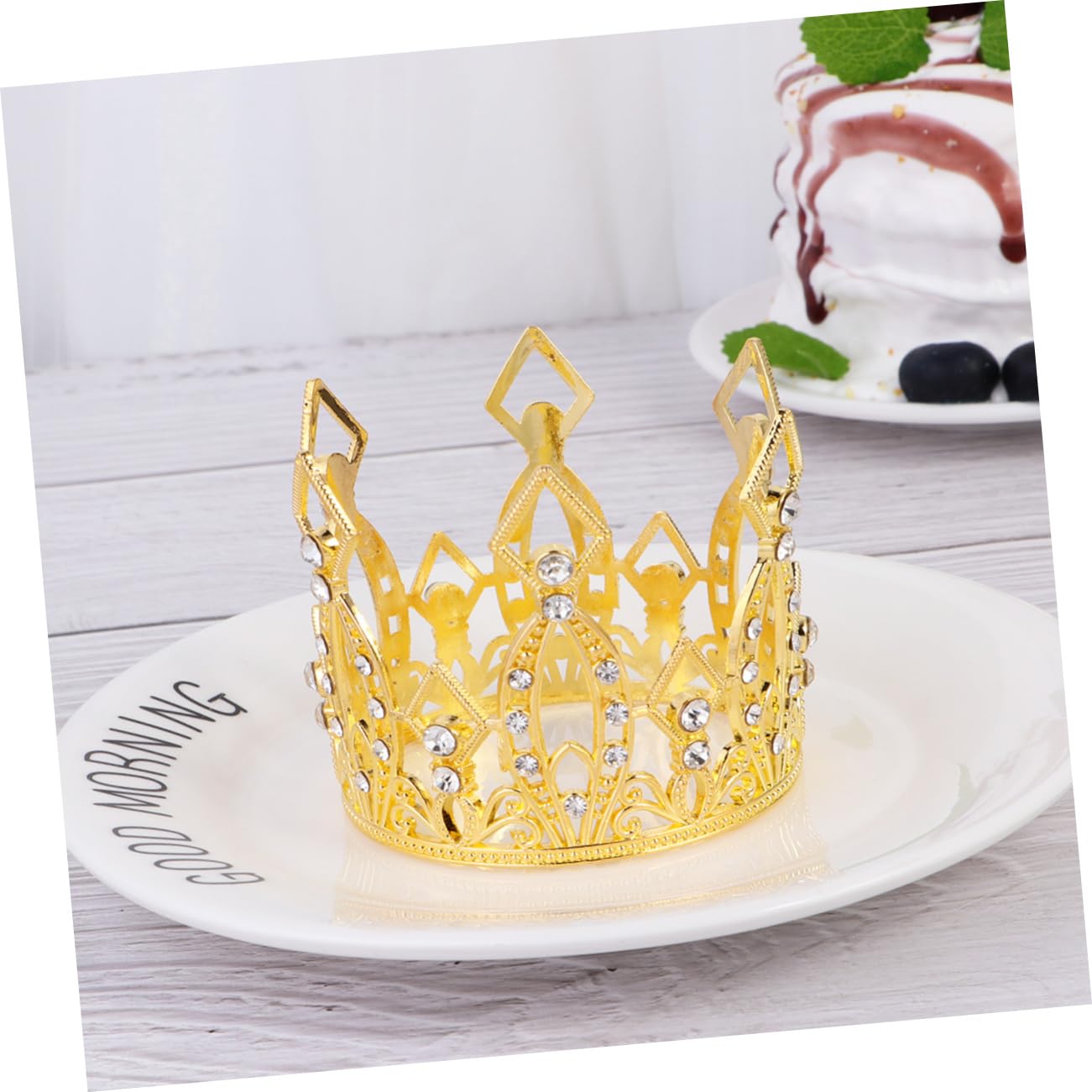 3 Set di Bellissimi Topper per Torta per Compleanno Festa di Ballo Mini Ornamenti per Torte A Forma di per Donne Ragazze Signore 2 Pezzi * 3