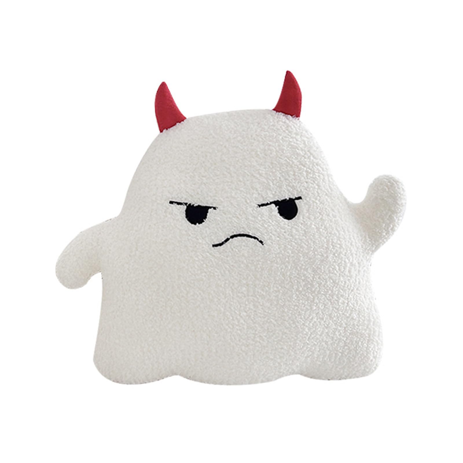 YWLUUOO Stuffed Devil Animal Throw Pillow Halloween Cartoon Plushie Doll Party Supplies for Living Room Sofa Decoration Decorative Devil Plushies Cushion