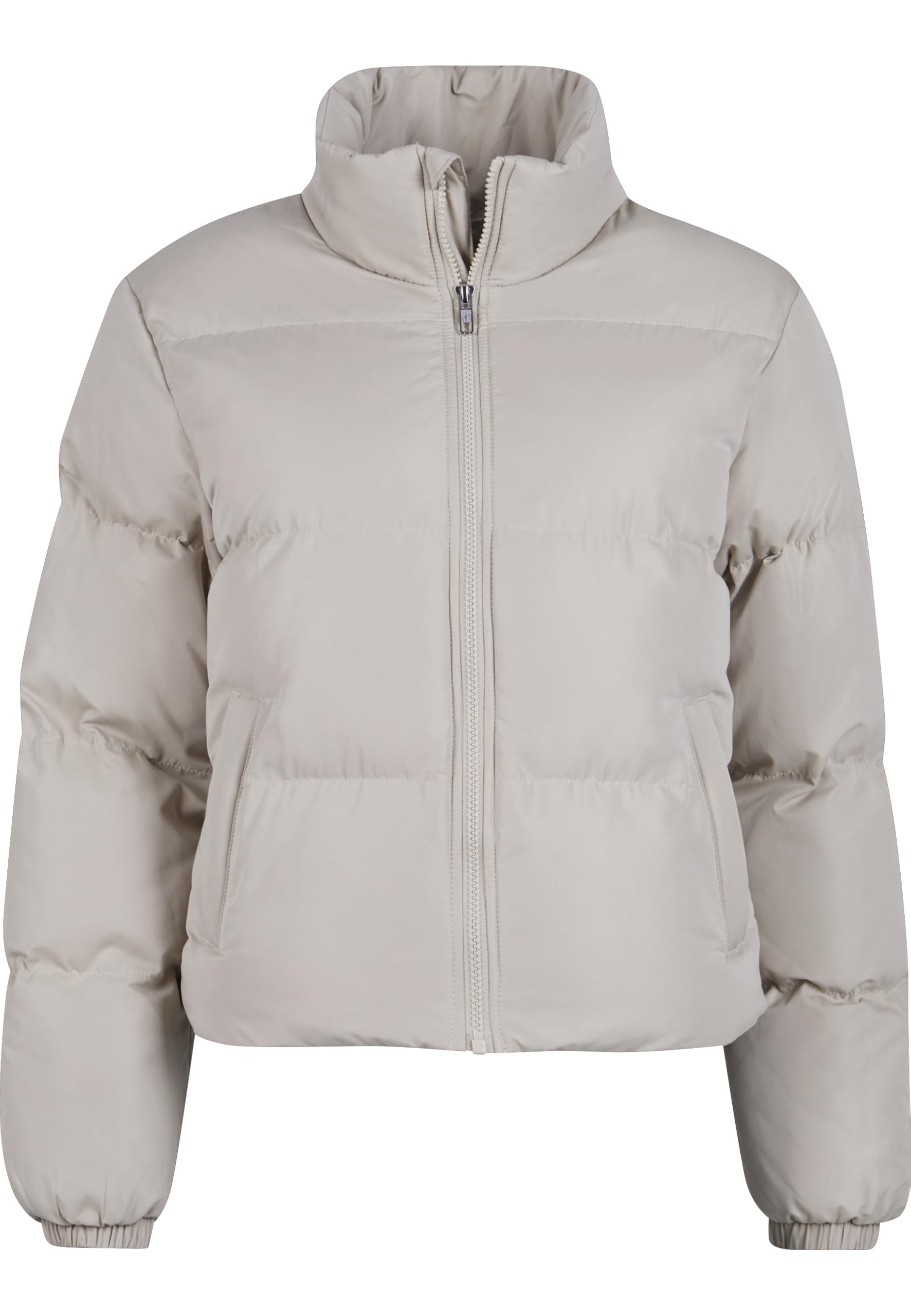Urban Classics Women's Ladies Short Peached Puffer Jacket, Wetsand, M