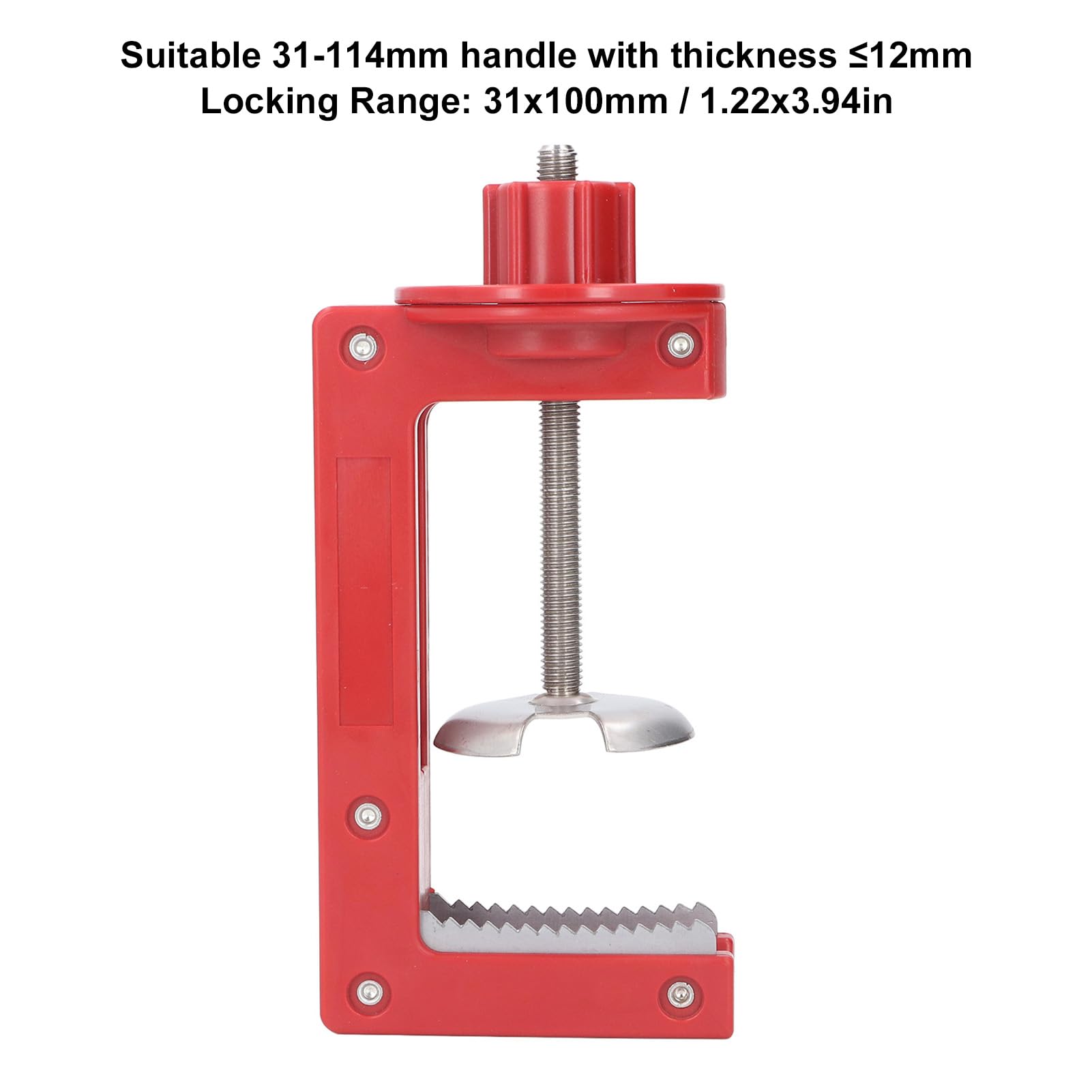 Ball Valve Lockout, Adjustable Ball Valve Lockout Device Outdoor Water Spigot Lock Industrial Faucet Handle Locks Pipeline Valve Locking Device