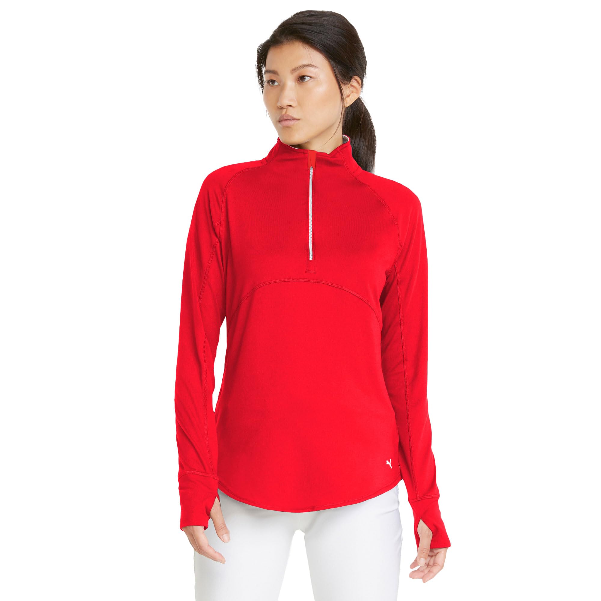 PUMA Women's Gamer 1/4 Zip, Ski Patrol, M