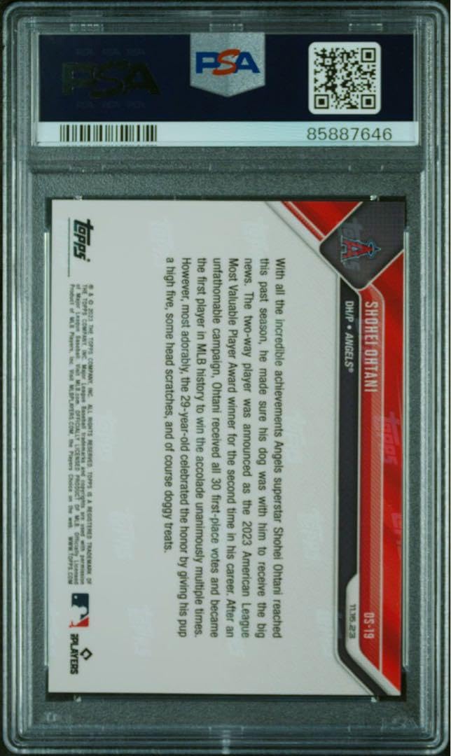 Amazon.co.jp: topps now トップスナウ 大谷翔平&デコピン 愛犬 os19