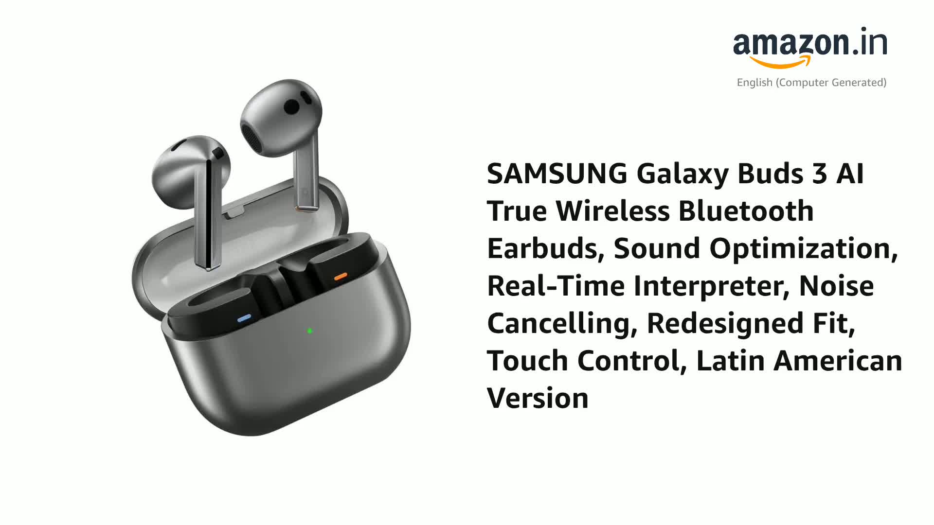 イヤホン GALAXY Buds3 SAMSUNG Galaxy Buds3（ギャラクシーバッズ3）Silver | Samsung Japan 公式