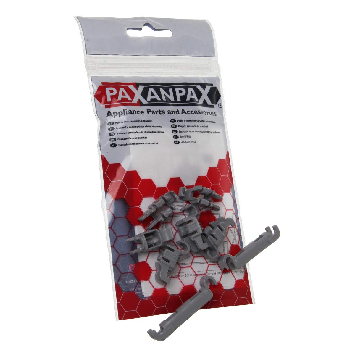 Paxanpax PLD144 Compatible Dishwasher Basket Clip Kit For Bosch, Siemens Models - Image 3