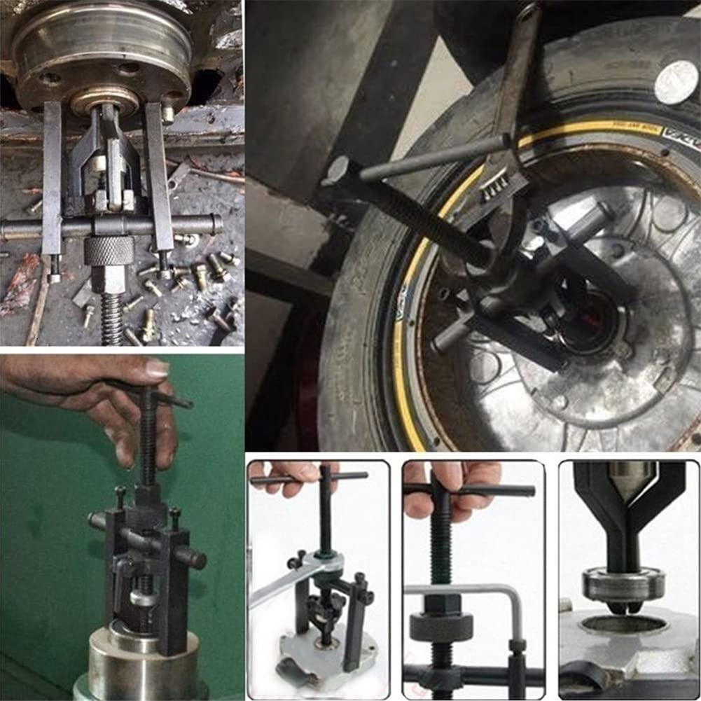 Estrattore di cuscinetti interni per auto, estrattore di cuscinetti interni a 3 ganasce, estrattore per ingranaggi, kit di macchine utensili per auto ad alte prestazioni