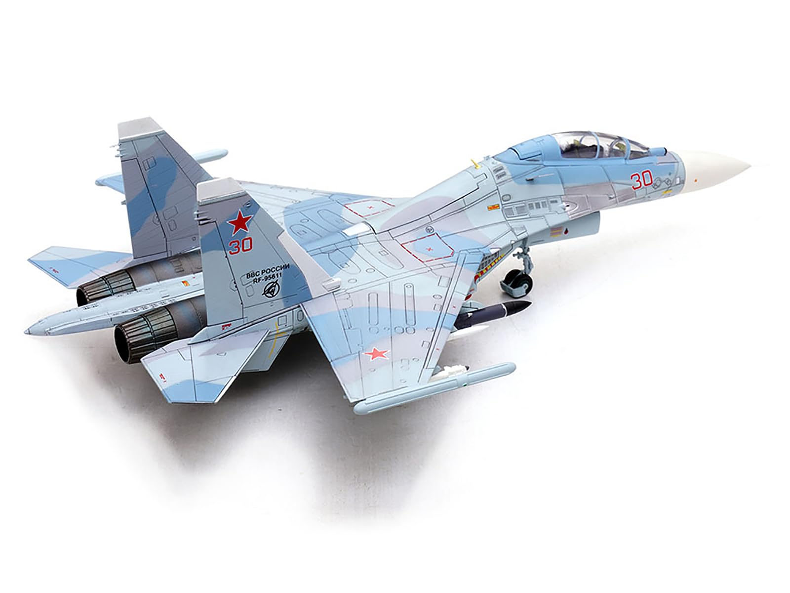 Amazon.com: Sukhoi Su-30M2 Flanker-C Fighter Aircraft #30 
