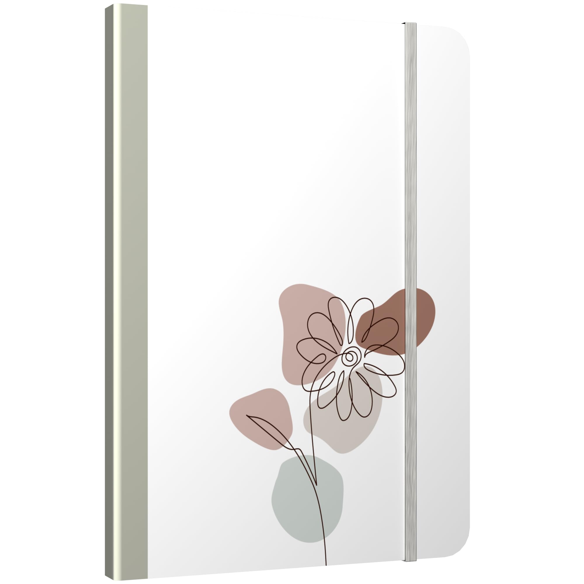 Lined Journal Notebook, A5 Lined Notebook Journal for Women & Men, 160 Pages, Medium 5.75” x 8.25 Inches Hardcover Journaling Notebooks, 100 GSM Premium Paper