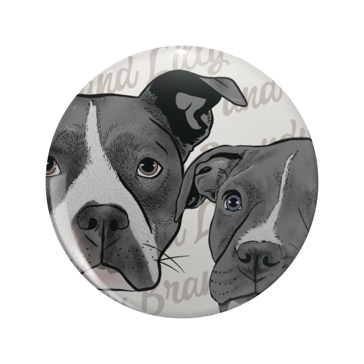 1080 Graphics Brandy and Lilly cream soda Key Chain Stainless Steel Keychain with Ring