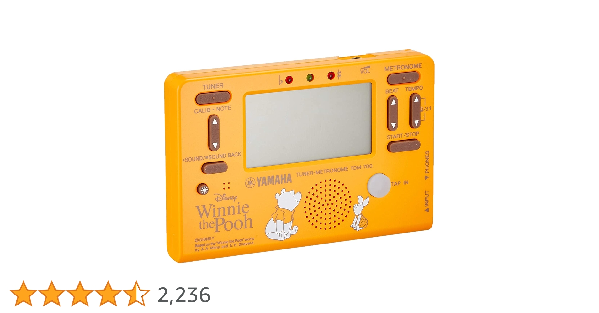 Amazon | ヤマハ YAMAHA チューナーメトロノーム プー TDM-700DPO4