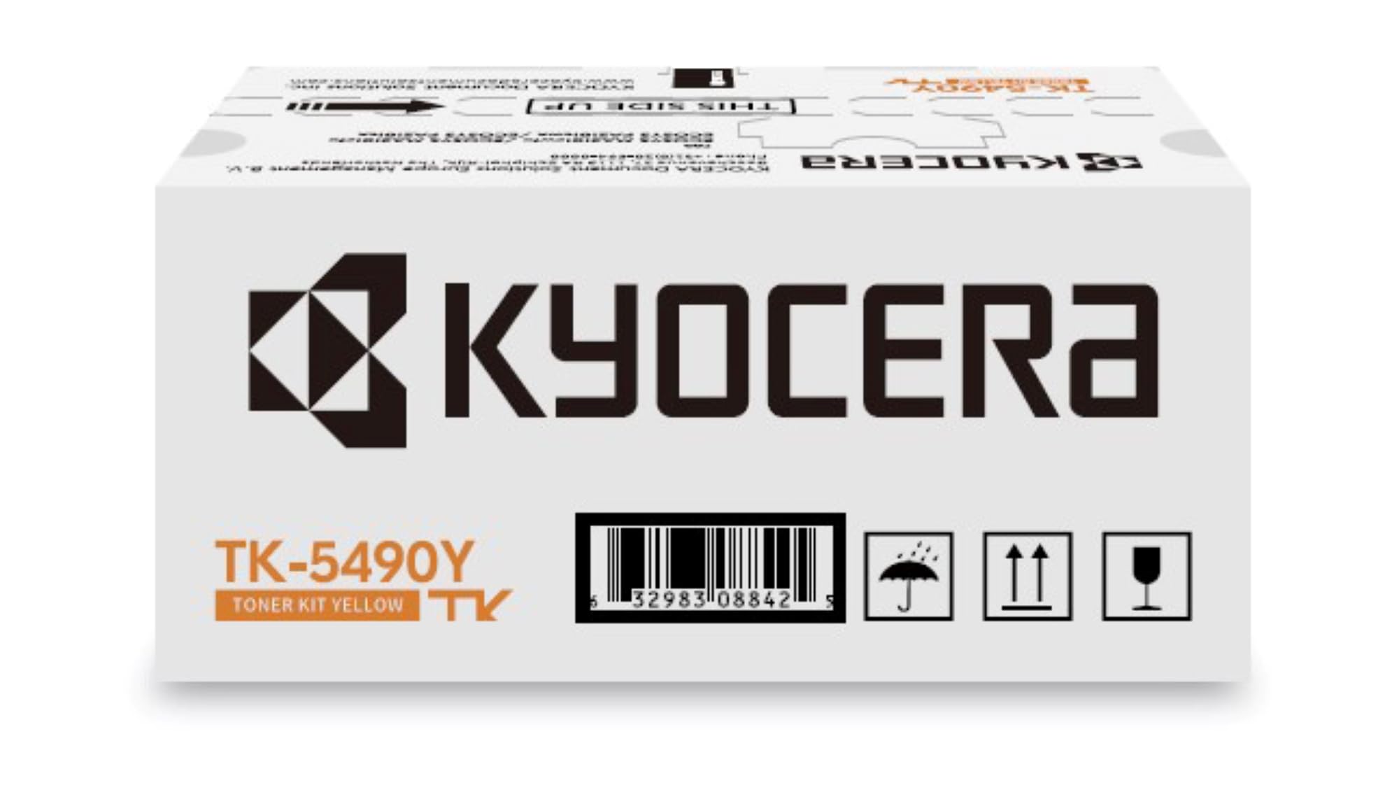 Kyocera TK-5490Y Toner Drucker Gelb. Original Tonerkartusche 1T0C22ANL1. Drucker Toner kompatibel für PA2101cx, PA2101cwx, MA2101cfx, MA2101cwfx. Druckertoner für bis zu 2400 Seiten