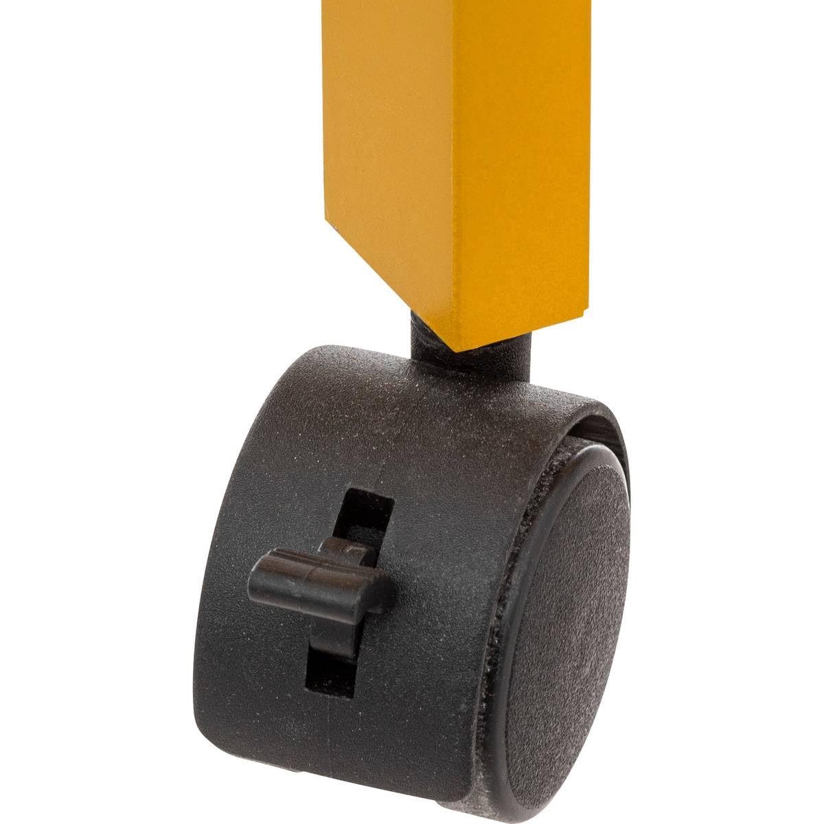 5five - carrello a 3 livelli su ruote colorama giallo senape