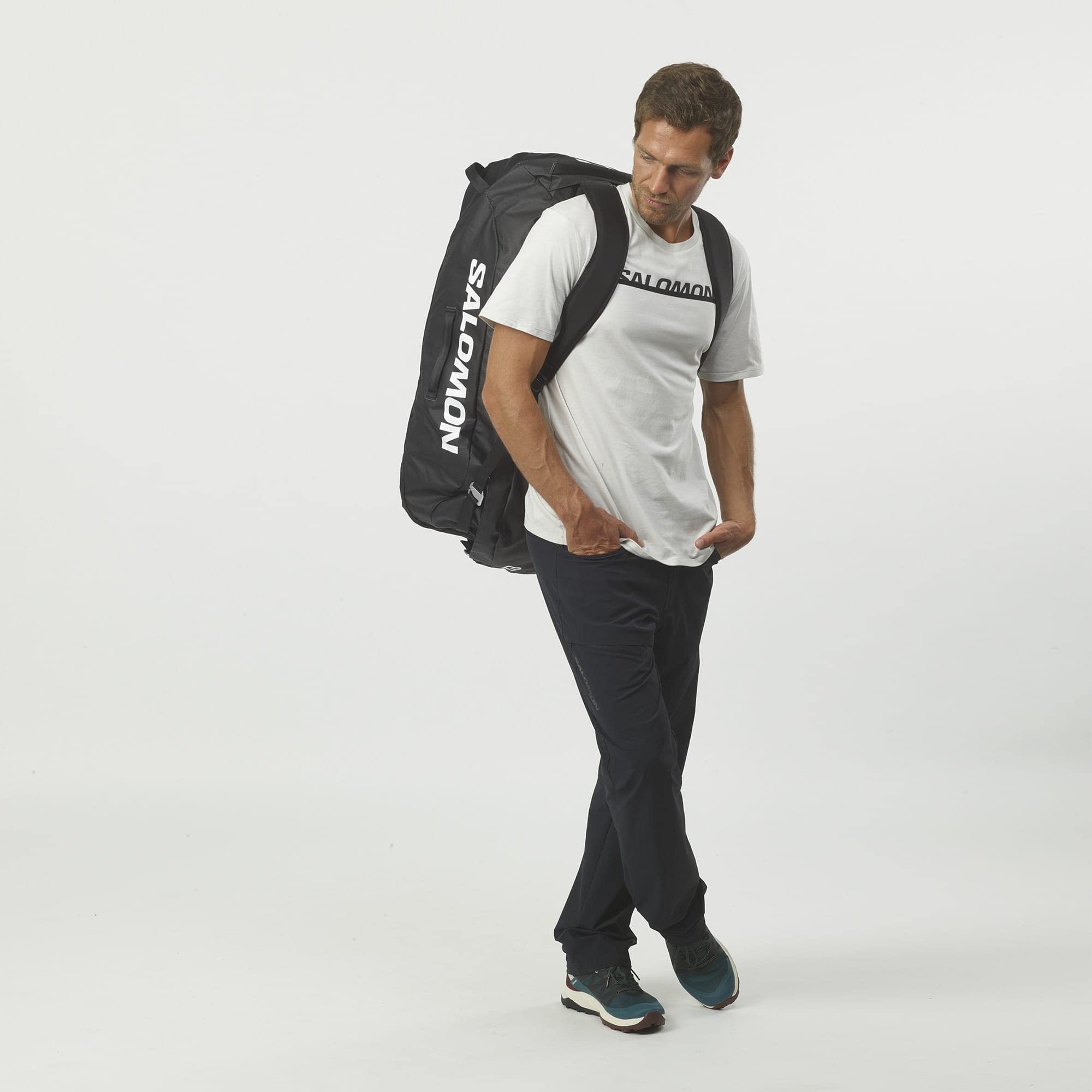 Salomon Duffel 70 Bolsa de viaje Unisex, Acceso fácil, Diseño práctico, Rendimiento duradero
