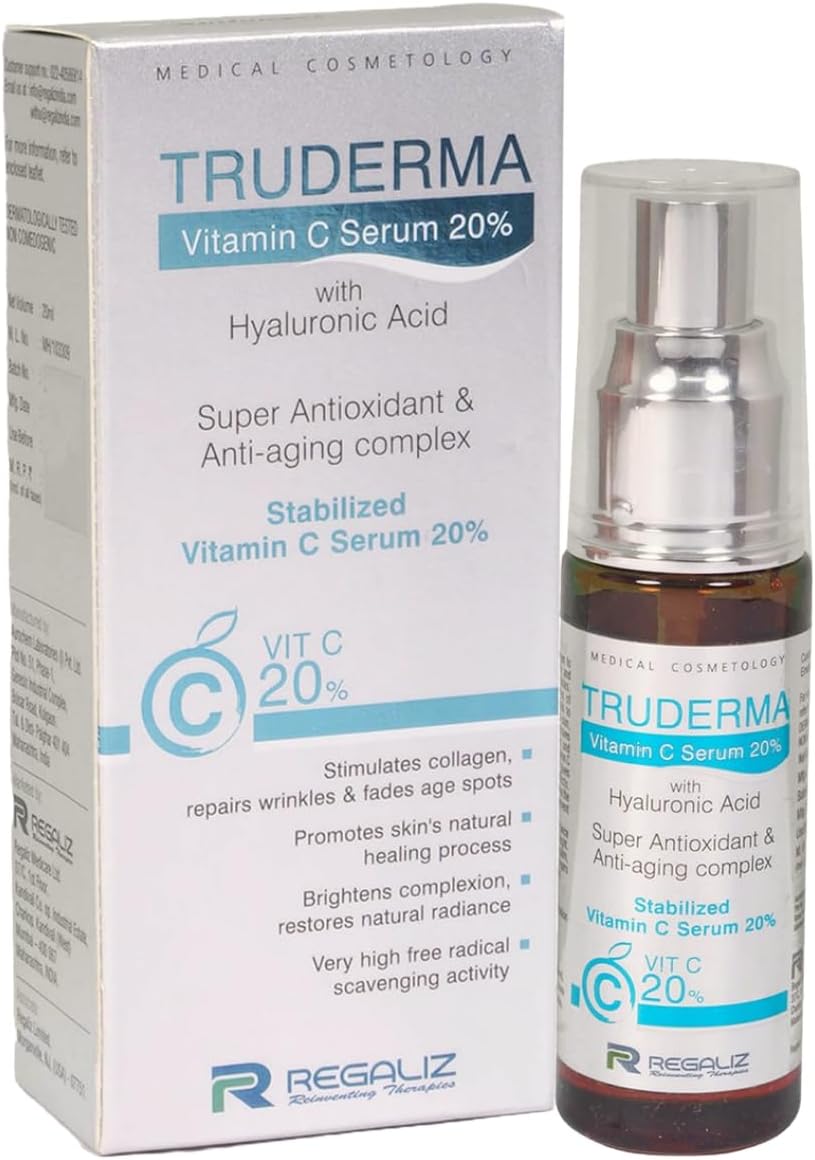 Truderma Stabilized Vitamin C 20% - Bottle of 20 ml Serum