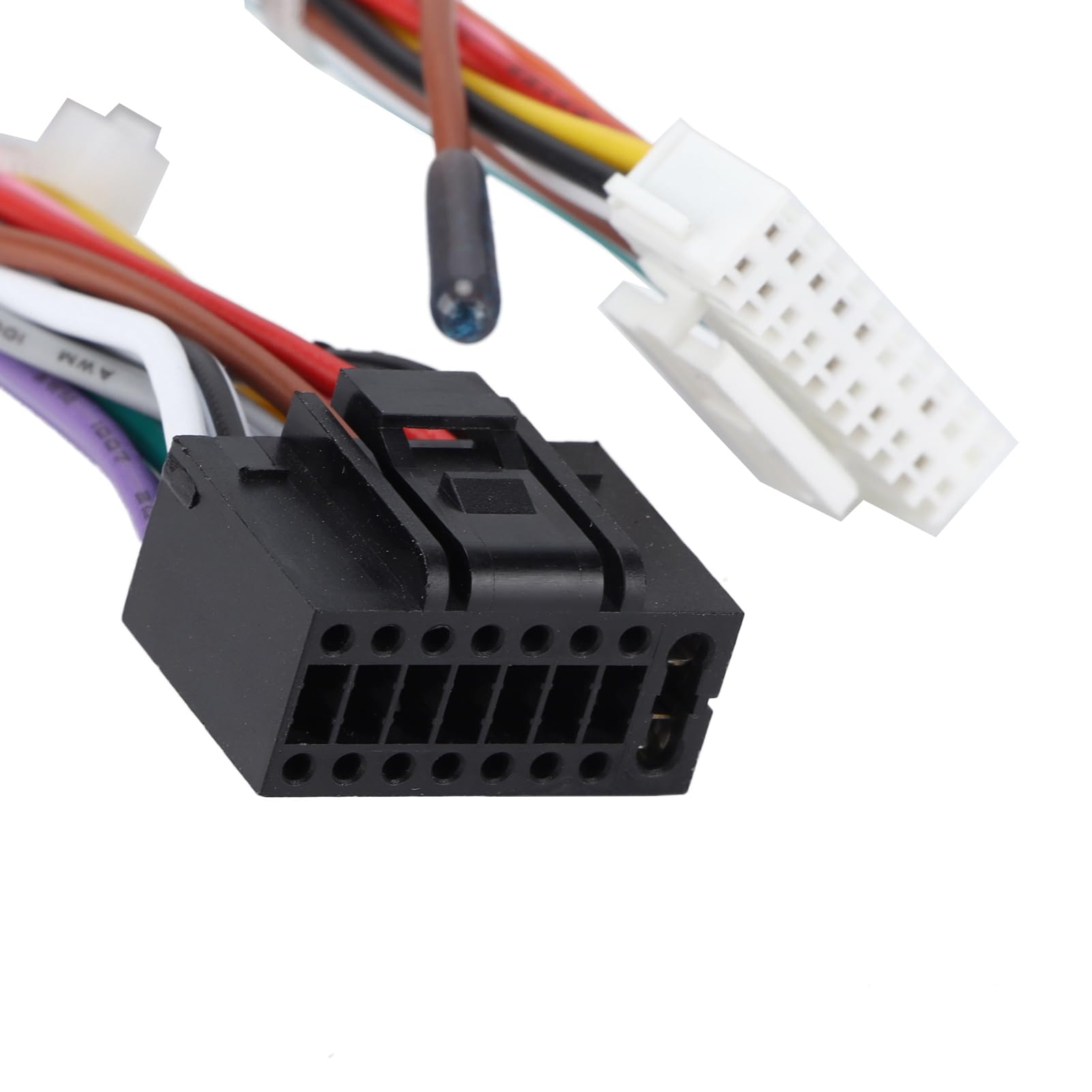 Adattatore Audio ABS 16 Pin per Auto, Cavo Alimentazione e Adattatore Stereo con Scatola Canbus di Ricambio per Focus e