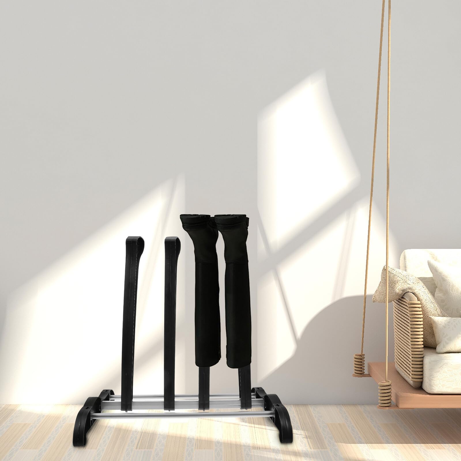 2 soportes de plástico para botas de entrada, perfectos para uso diario, diseño de ahorro de espacio, ideal para botas altas