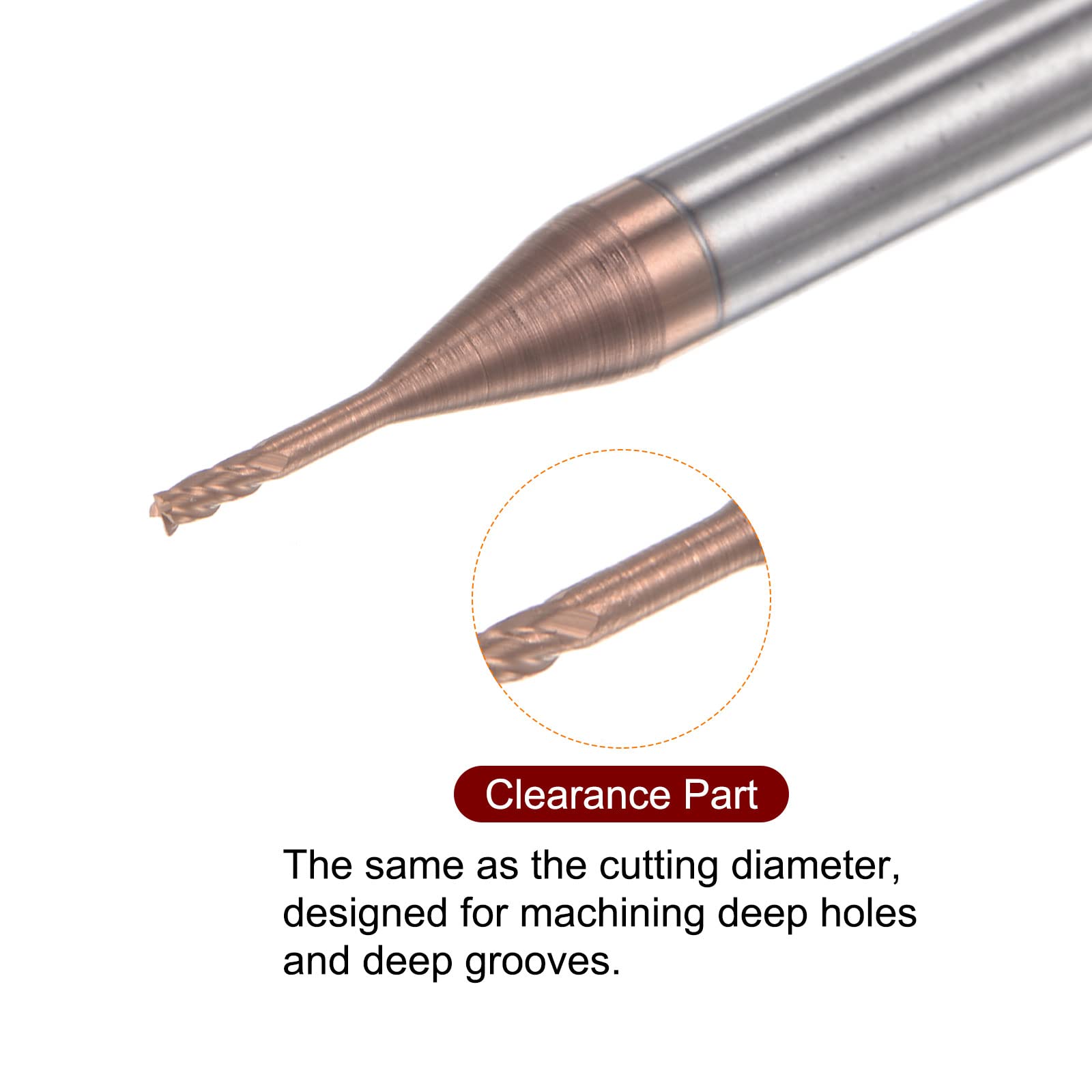 Fresa In Carburo 6mm X 15mm - Rivestita AlTiN Per Acciaio, Leghe E Alluminio - Foto 6