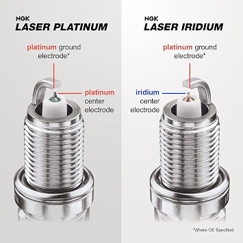 6 pc NGK Laser Platinum Spark Plugs for Toyota 4Runner 3.4L V6 1996-2002 | Double-platinum electrodes built for distributorless ignition systems. Consistent gap, 60,000-80,000 mile service life.