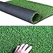 Griclner 0.7inch Realistic Synthetic Artificial Grass Turf Pet Faux Grass Astro Rug Carpet 7FTX13FT Indoor Outdoor Garden Backyard Balcony with Drainage Holes