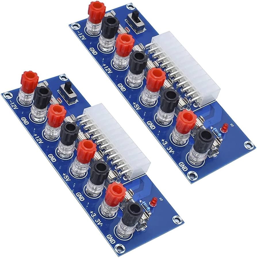 Amazon.co.jp: Ren He 2個セット XH-M229 ATX 電源 ボード 電源