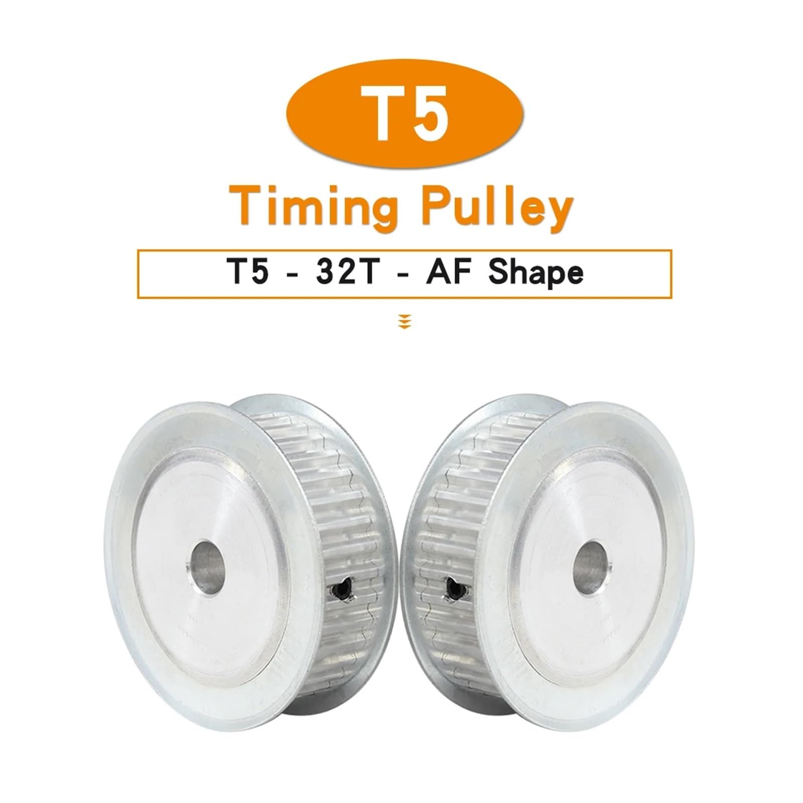 Bevel Gear Pinion Hardware Mechanical Pulley Wheel T5-32T Bore 8/10/12/14/15/19/20/22/25mm Alloy Pulley AF Shape Teeth Pitch 5mm Width 16mm(15mm)