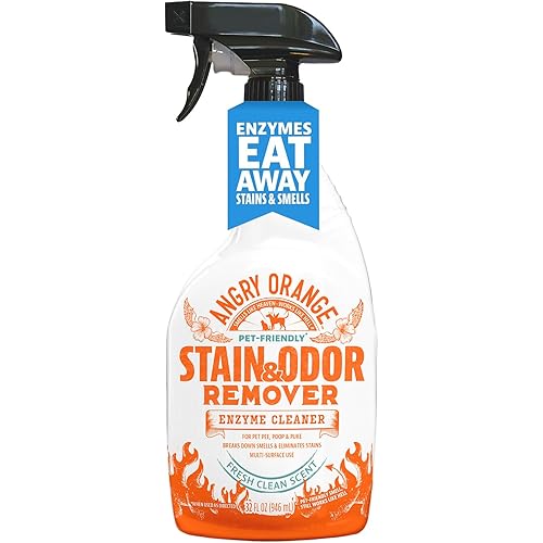 ANGRY ORANGE Cat Urine Odor Eliminator & Stain Remover, Pet-Friendly Deodorizer