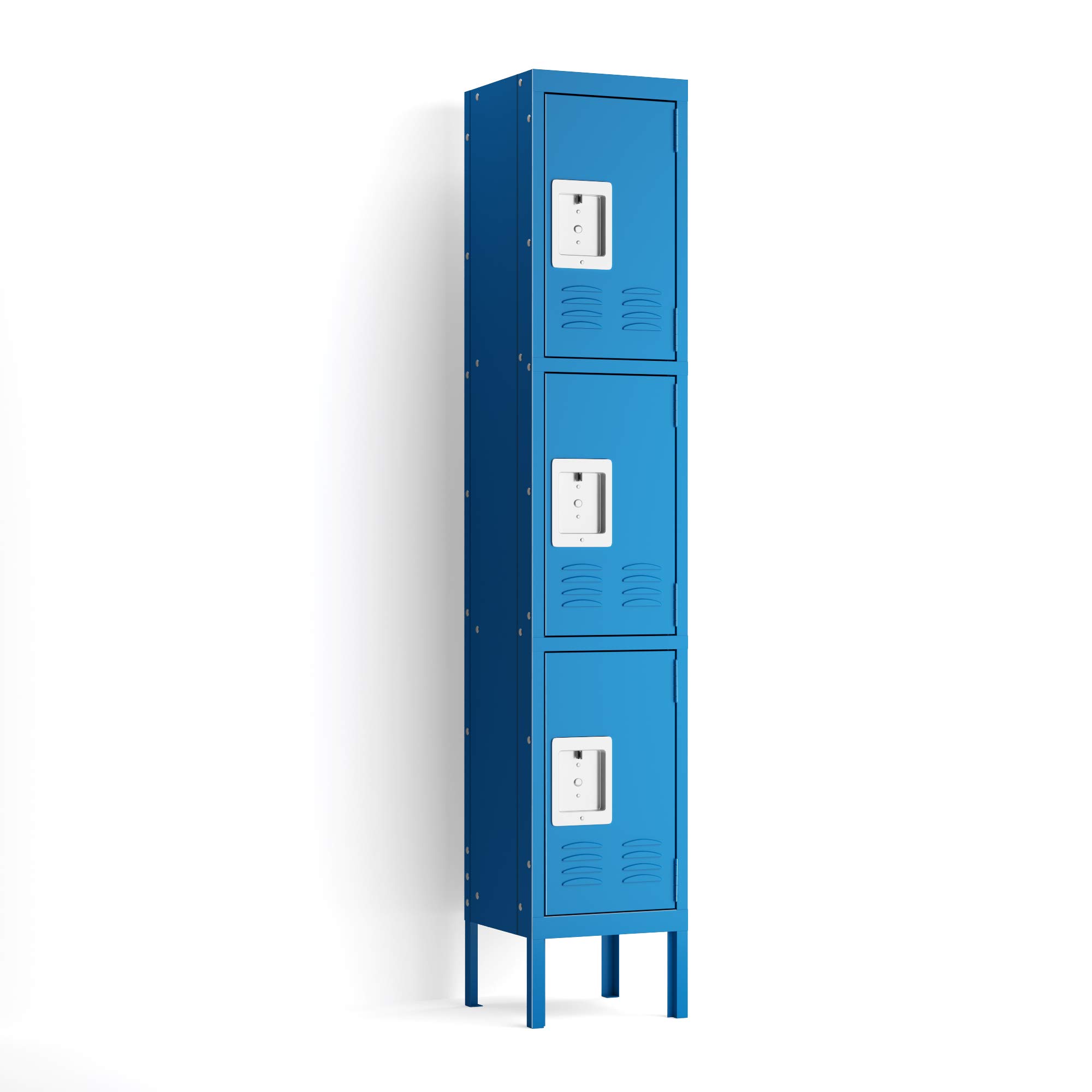 Buy STEELCUBE Metal Locker for School Office, 3Tier Locker Steel