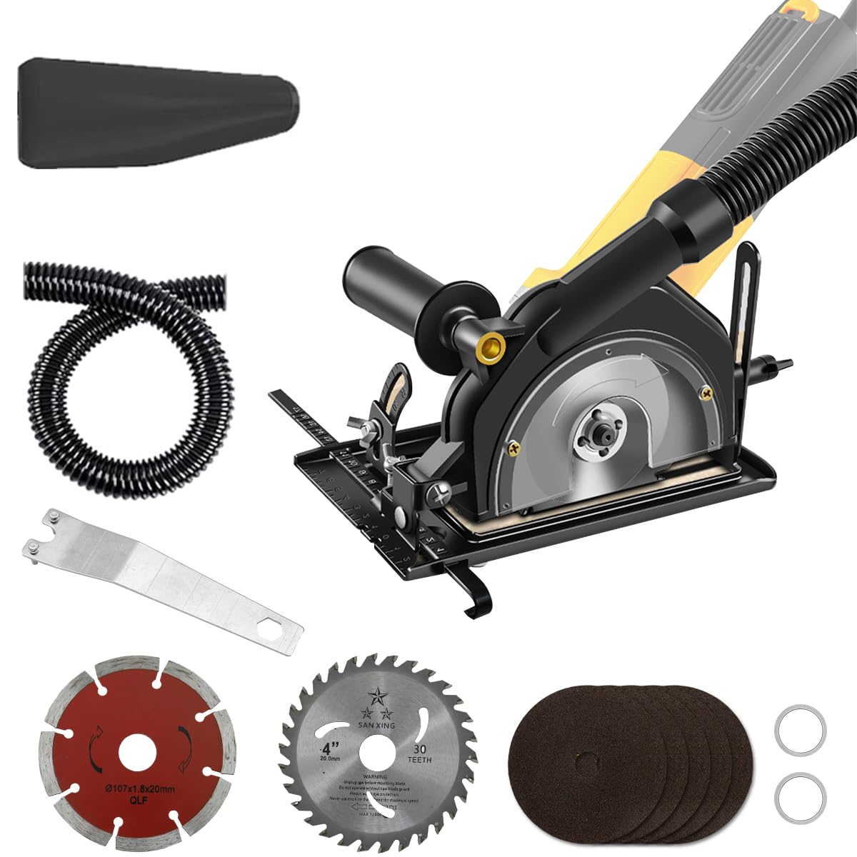 Serplex® Angle Grinder Holder 45 Degree Adjustable Angle Grinder Accessories Shield Cover for 100-125mm Angle Grinder, Angle Grinder Cutting Bracket Angle Grinder Stand for Woodworking (B0CQ2Q4ZPG) Amazon Price History, Amazon Price Tracker