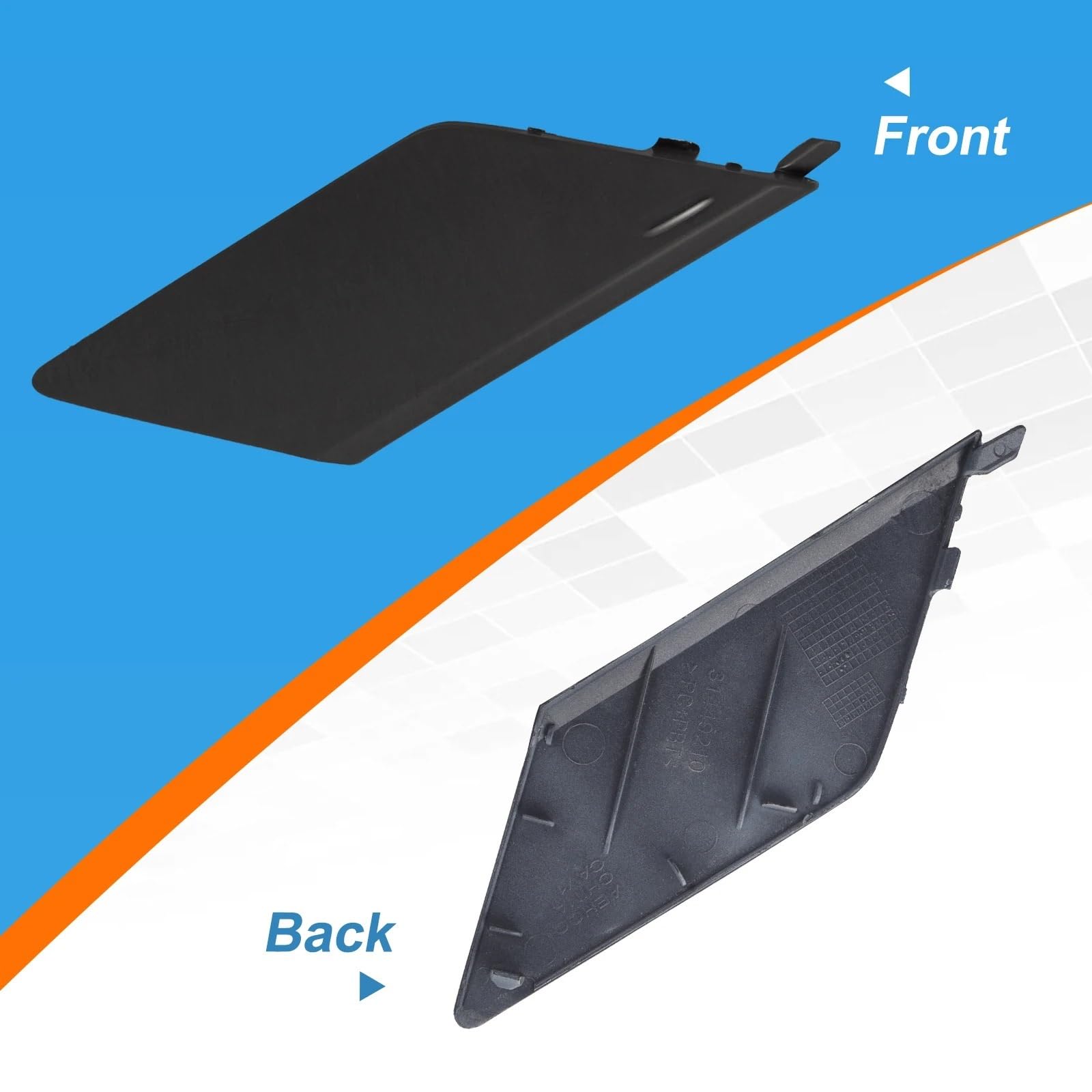 Trekhaak afdekkap R-design S60n 14- 18 V60 14-18 (afneembare trekhaak