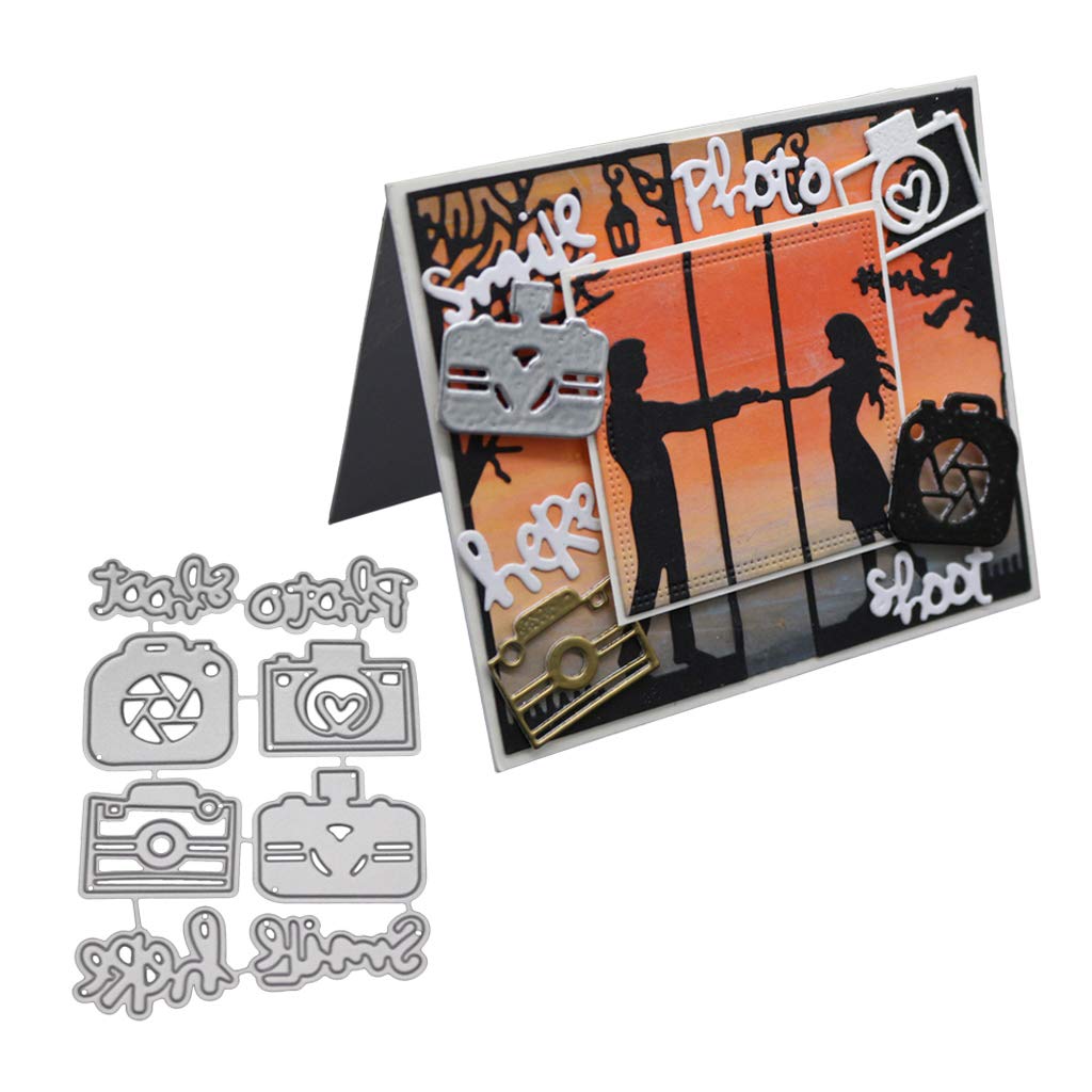 0-9 numeri cifre metallo fustelle stencil per fai da te scrapbooking
