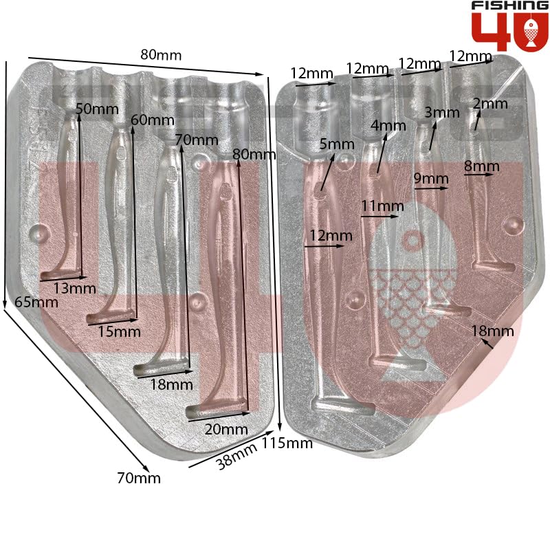 Leurre de natation souple en silicone pour leurre de pêche 50-60-70-80 mm
