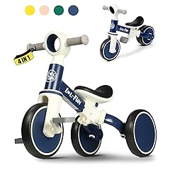 LOL-FUN Baby Balance Bike 4 in 1 Trike Toddler Tricycle Boys Girls
