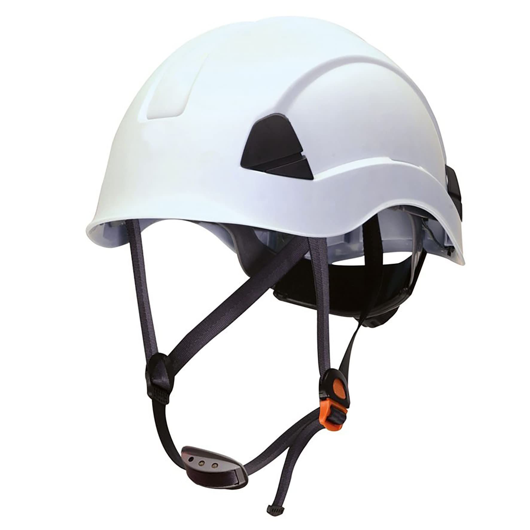 Safetop 80661 - Casco climber en397. 1000v c/barboquejo. ruleta. blanco