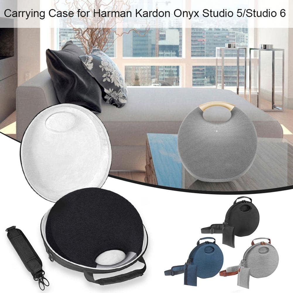 Case for Harman Kardon Onyx Studio 5 / Onyx Studio 6 Bluetooth Wireless Speaker, EVA Hard Carrying Case Travel Storage Bag with Hard Charger Bag for hk onyx studio 5/6 (Black) - Image 2