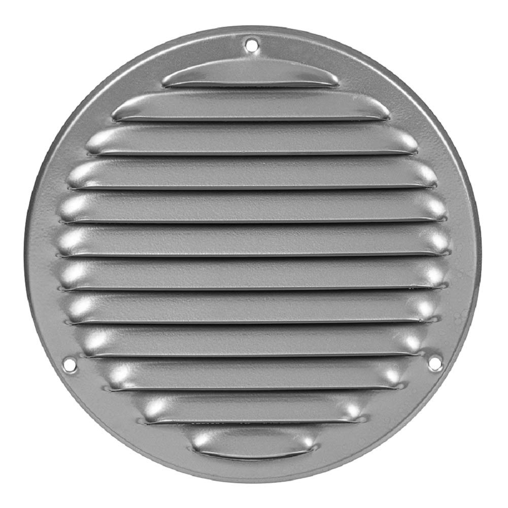 Buy 6'' Round Steel Vent Cover Grey Air Return Grille Sidewall and
