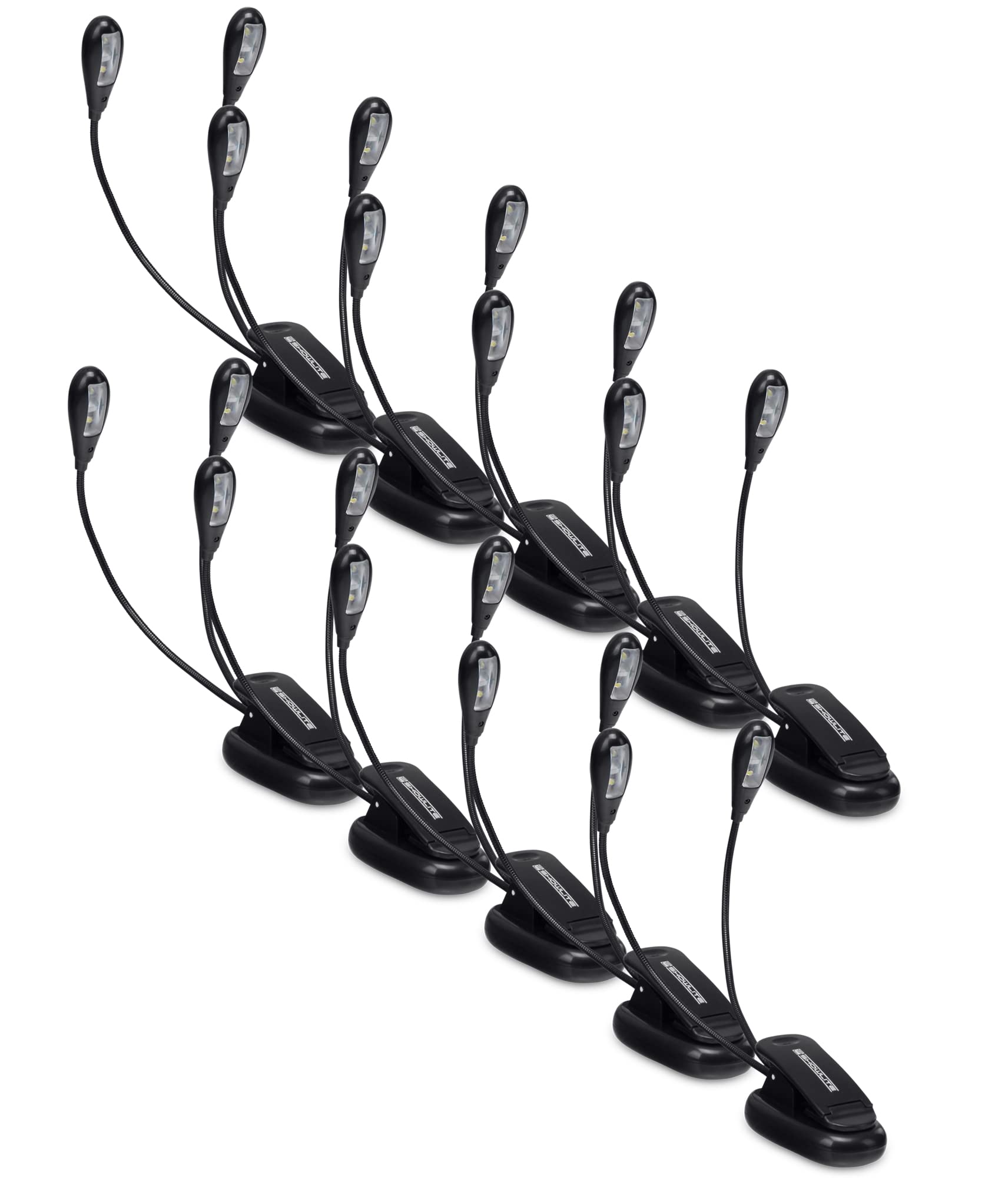 Showlite Bright Light 4 LED lampes de pupitre 10 pièces